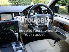 Range Rover Sport dash