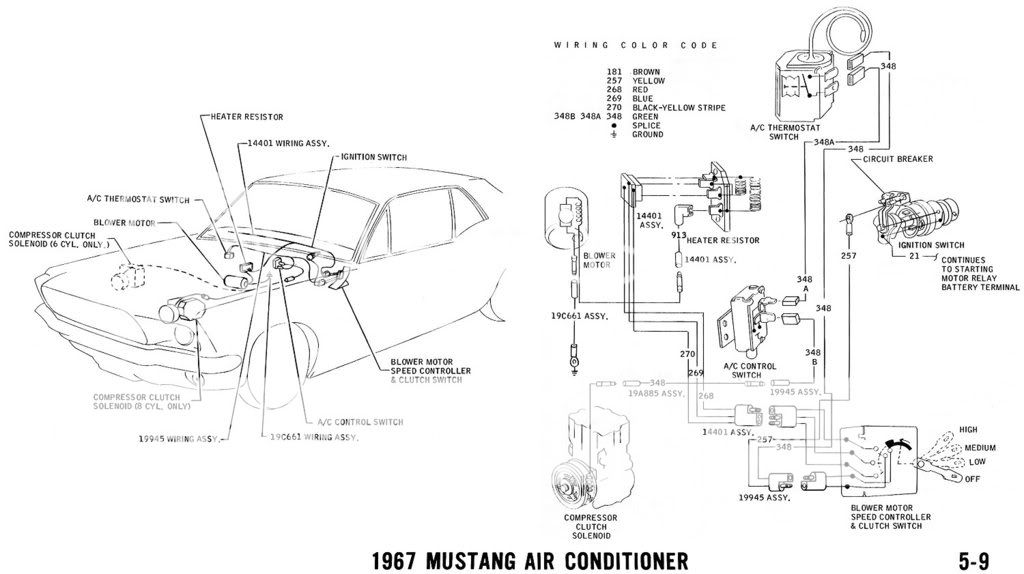 67 Heater box/motor wiring issues